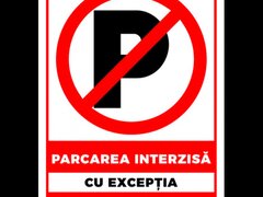 indicator parcare interzisa cu exceptia conducerii directiunii